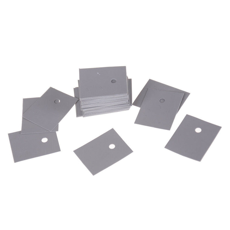 50pcs TO-247 Transistor Silicone Insulator Insulation Sheet 20*25mmSE