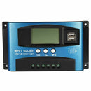 30A Mppt Solar Charge Controller Dual Usb Lcd Display 12V 24V Auto Solar Ce