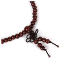 Tibetan Style Mala Buddhist Bracelet 108 Pearls Wooden chaplets Beads W7N7