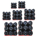 2 Packs of 18 Pieces Steel Metal Number Stamping Punch Tool Stamps Kit - 3mm &