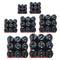 2 Packs of 18 Pieces Steel Metal Number Stamping Punch Tool Stamps Kit - 3mm &