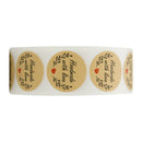500 Handmade With Love Stickers Scrapbooking Hand Made Handmade Label Weddi N9G8