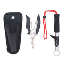 Outdoor Portable Stainless Steel Fishing Pliers Fish Grip Tackle Set w/ Bag