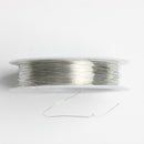 2 Roll 22 Meters Iron Wire Cord for Jewelry Making Craft DIY Headpiece 0.3mm
