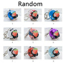 Motorcycle Hat Key Ring To Relieve Stress Cartoon Captain America Keychain Gift