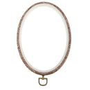 2pcs Plastic Embroidery Hoop Cross Stitch Oval Ring Sewing Frame DIY Crafts