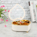 Retro Rotating Clockwork Music Box Romatic Wedding Party Ornament Girl Gift