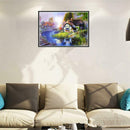 5D DIY Diamond Painting Relaxing Quiet Town Cross Stitch Embroidery Mosaic