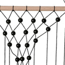 Macrame Hanging Tapestry Handmade Wall Tapestries Creative Gift Decor Black