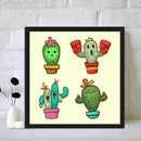 5D DIY Full Drill Diamond Painting Cactus Embroidery Mosaic Craft Kit Decor