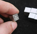Tungsten Metal 10mm Cube Tungsten Element Sample 99.95% Pure - Periodic Table
