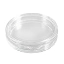 10 pcs Small round transparent plastic coin capsules box 33mm