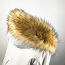 Winter Faux Fur Collar  Fur Collar Scarf Down Jackets Muffler Wrap Shawl