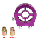 1* NEW Oil Filter Temp Pressure Oil Cooler Sandwich Plate M20X1.5 Adapter Sensor