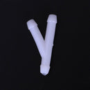 50Pcs Car Garden Home 6mm Plastic Y Piece Tube Pipe Hose Connector Joiner