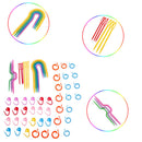 Plastic Knit Stitch Knitting Needles Crochet Stitch Knit Craft Tool Accessories