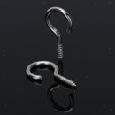 200x Mini Screw Eye, 6mm Diameter Eye Screws 50PCS Metal Eye Hook Eye Shape