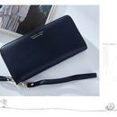 Wrist Band Women Long Clutch Wallet Large Capacity Wallets Female Purse Lad