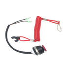 Universal Boat Outboard Engine Motor Kill Stop Switch & Safety Tether Lanyard