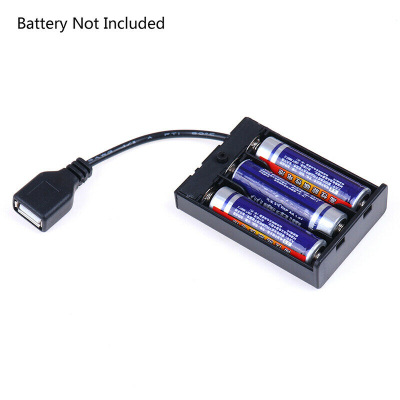 3*AA Battery box with usb port for Building block led light kit with Swi Px