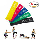 Heavy Duty Resistance Bands Loop Exercise Sport Fitness Tube Home Yoga Gym Latex