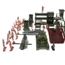 130 Pieces WWII  Men Playset 5cm Soldier Action Figures With Accessories