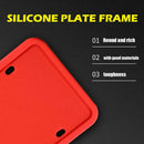 License Plate Frame Thick Silicone US America Canada License Plate Tag Holder