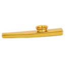 Metal golden Kazoo +2 diaphragm Flute Instrument Gift