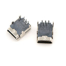 20pcs Mini Micro USB Type B 5 Pin Female Socket Right Angle DIP Jack Connector3C