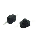 10Pcs 1A 30V DC 250V Black Latching On Off Mini Torch Push Button Switch B Ew