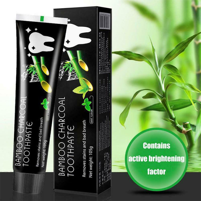 Tooth Care Bamboos Natural Activated Charcoal Teeth Whitening Toothpaste Oral