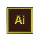 Creative Photoshop Design Lapel Pins Women Men Jacket Brooches (Style 8)
