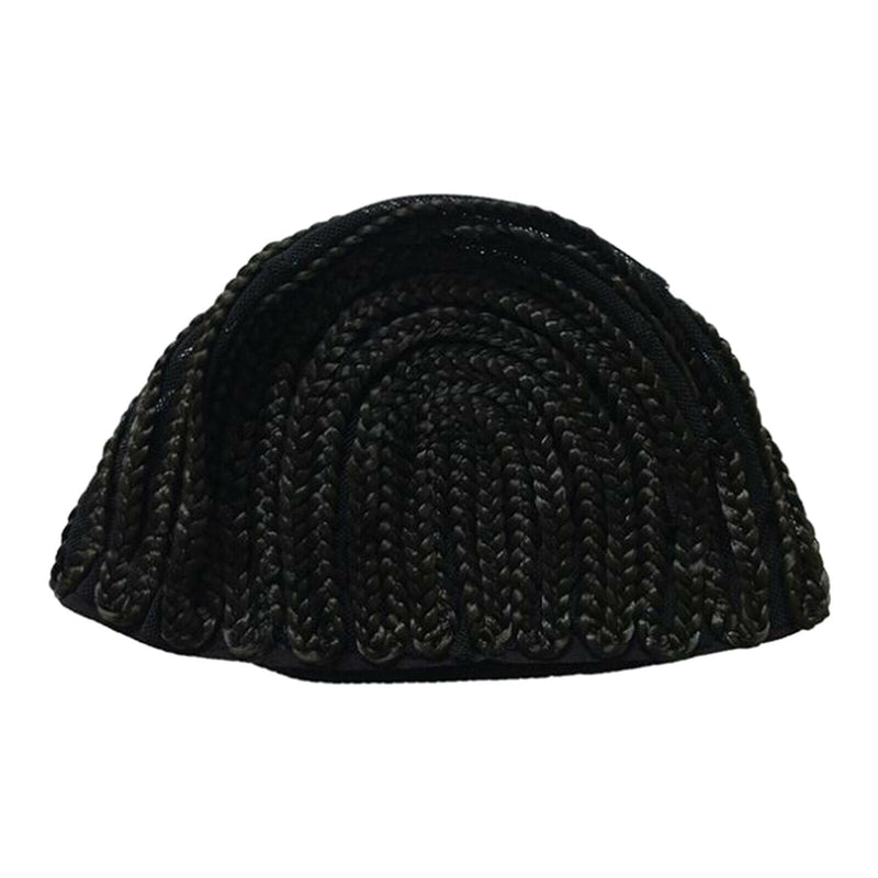 Breathable Braided Crochet Wig Caps for Making Synethic Wigs Black Easier Clip