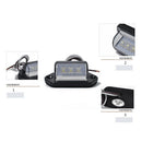 Number Plate Lights LED License Plate Light Rear Lamps Universal 12V 24V For Car