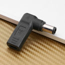 90 Degree USB-C Type-C Female to 7.4x5.0mm DC Male Plug Adapter for DELL