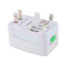 Global Universal Conversion Of Plug Socket Convert AC Power White Adapter K2I3