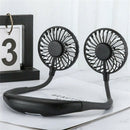 Small Hanging Neck Fan Mini Portable Hands-free Fan Neck Band Air Cooler