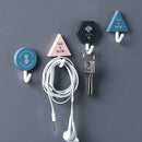 3pcs/set Nordic Wall Hooks Key Hook Holder Self-adhesive Wall Coat Hanger  OZ