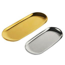 Stainless Steel Vanity Trays, Cosmetic Organizer Trays for Makeup, Beauty P F2G2