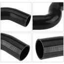 For Ford Mondeo Mk4 Tdci 2.2 Inter Cooleregr Silicone Hose Turbo Pipe Black V8F3