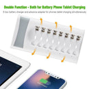 8 Slot Battery Charger For Ni-MH Ni-CD AA AAA Rechargeable New Batteries B2J9