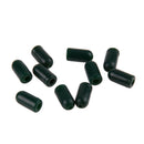 50pcs Green Rubber Buffer Beads Knot Protector for Carp Fishing Hair Rig