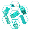 12PCS Dog Collars Pet Cat Puppy Buckle Nylon Collar with Bell 6 ColorsB Hn