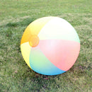 Beach Pool Play Ball Inflatable PVC Multicolor Summer Garden Lawn Swimmi VEE