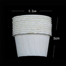 100Pcs Paper Cup Nose Hair Face Hair Removal Wax Bean Container Cake Paper
