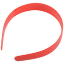 Ladies Red Plastic Teeth Hair Hoop Headband Ornament O8L3
