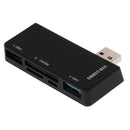 USB Type C Hub with SD TF Card Reader USB 3.0 Combo Adapter for Surface Pro 3/4