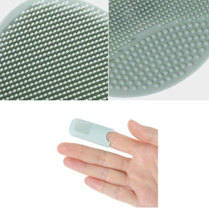 Silicone Face Cleansing Brush, Silicone Face Scrubber Lip Exfoliating Brush for
