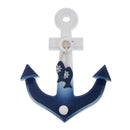 Nautical Anchor Wall Hanging Hook Buoy Fish Decor Coat Hat Mediterranean