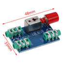 2 Audio switching board 3.5mm A/B audio input block optional select output R TE